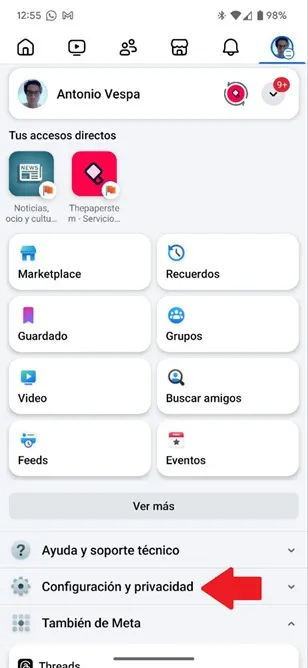 Facebook Confidentialité