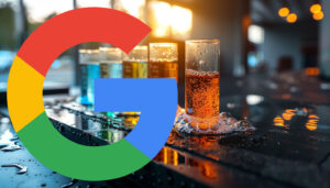 Google Mobile Tests Recherchez l'extrait de Blue URL & URL / Switch de nom de site