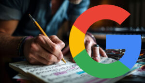 Recherche Google derrière la section Music Générative AI