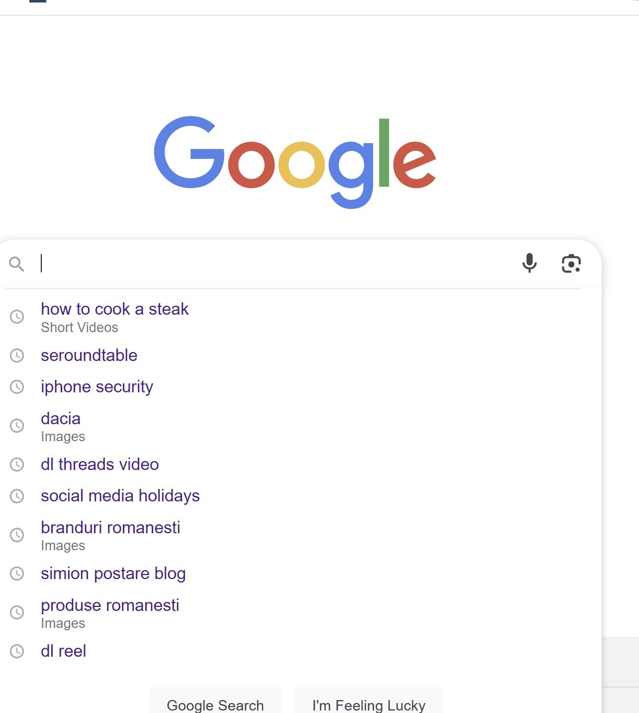 Google Auto complète les étiquettes verticales