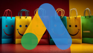 Google Testing Adds Shopping Ads avec Favicons