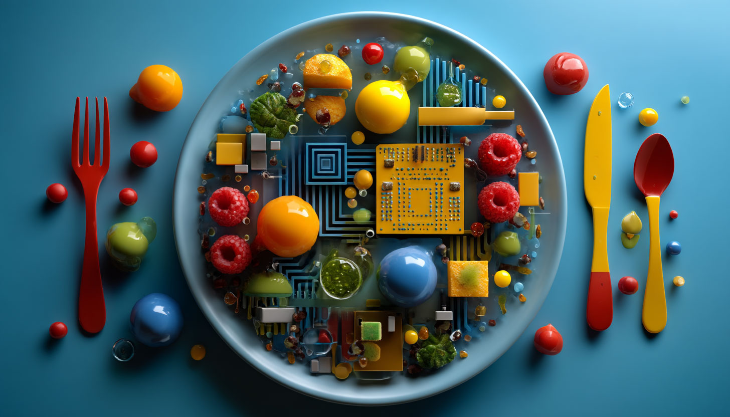 Google Tech Plate Food