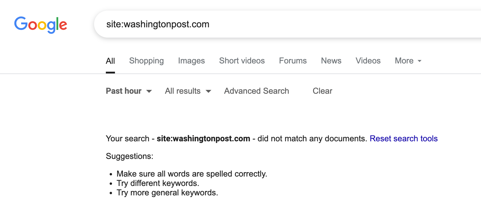 Google servant le bug WP