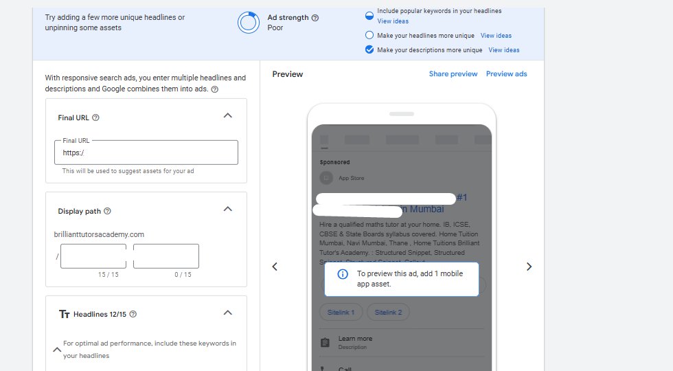 Google ADS AD Preview Tool Update2