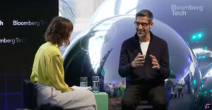 Bloomberg a interviewé le PDG de Google, Sundar Pichai: Search Grow, AI Content & Publishers refuse