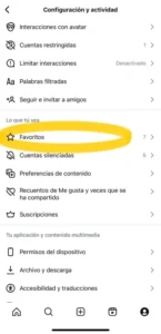 Comment choisir des contacts « préférés » sur Instagram