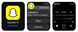 Snapchat lance son application pour Apple Watch