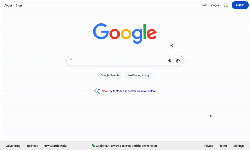 Gogone de mode google AI