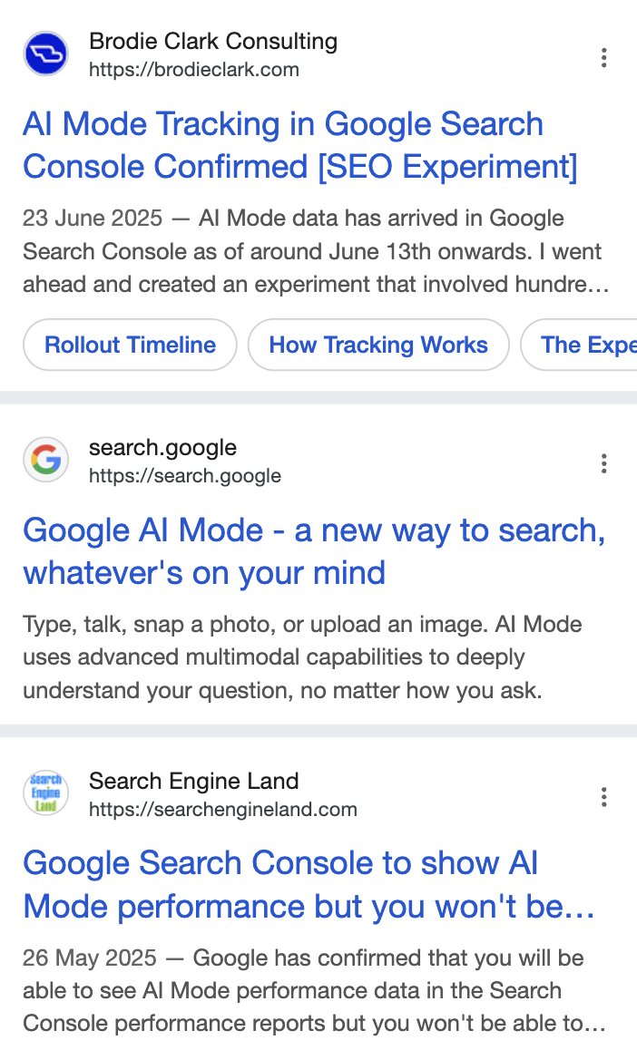 Google Normal Favicons