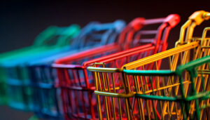 Cartes de commerce électronique google avec un texte d'étiquette de regard