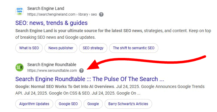 Google sur ce site questionmark