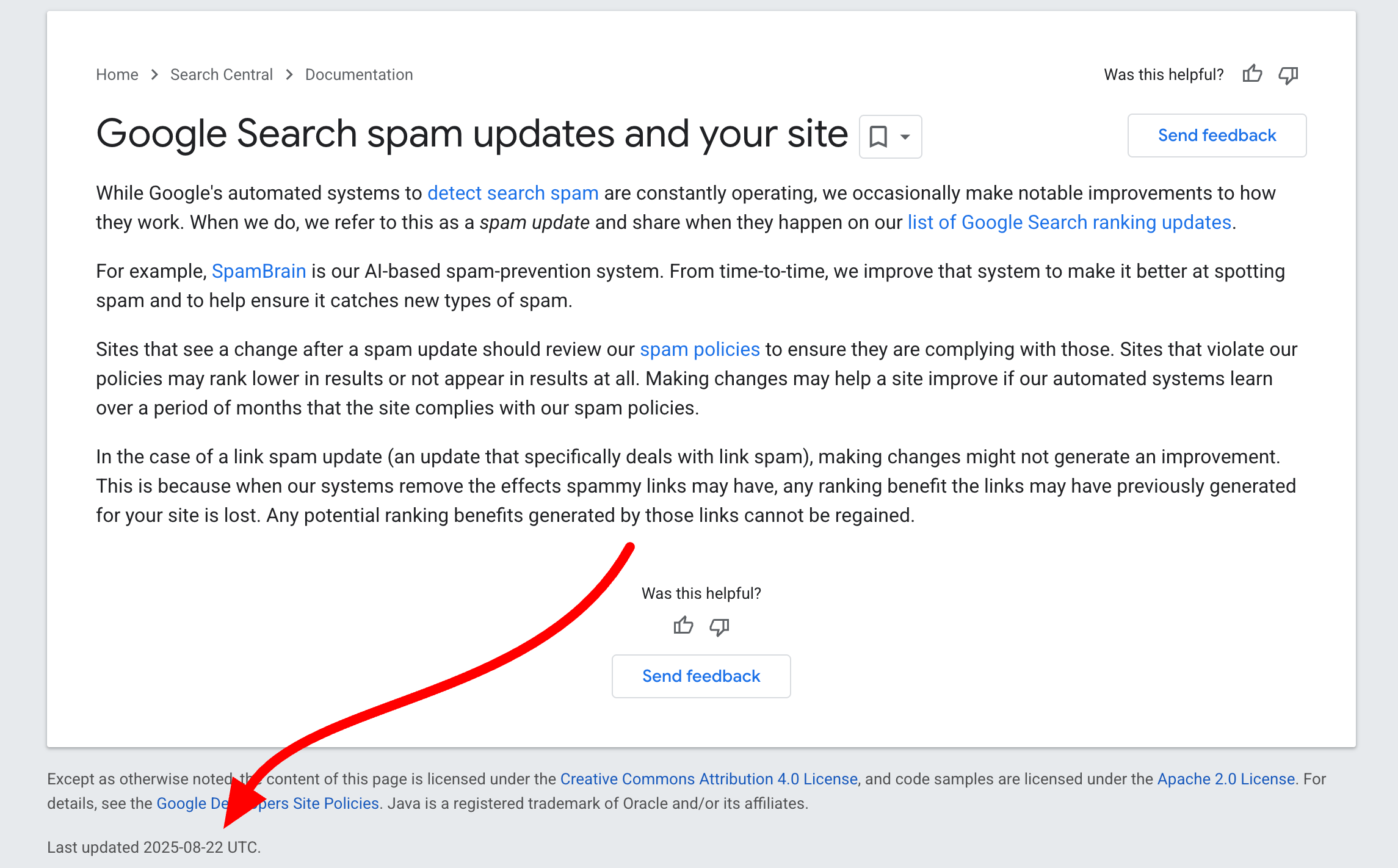 Google Spam Update Doc Doc Time