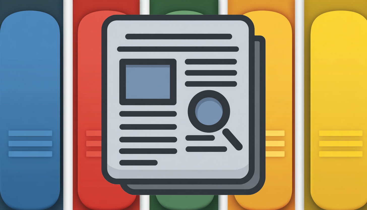 Google News Vertical Tabs