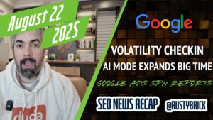 Recherchez les nouvelles de la vidéo Buzz: Google Vallatility Check, le mode AI se développe beaucoup, Chatgpt envoie moins de trafic et de reportage d'annonces SPN