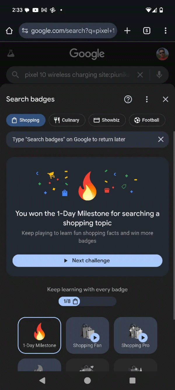 Google Search Mini Game 2