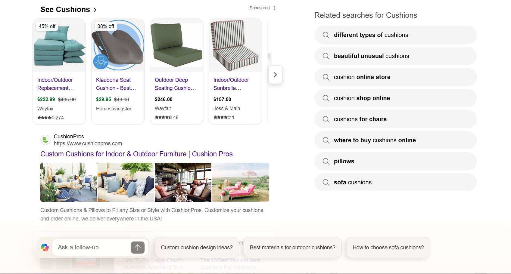 Bing Floating Copilot Search Box Suggestions