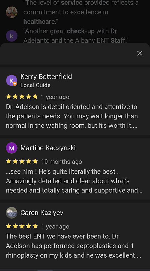 Exemple Google Reviews