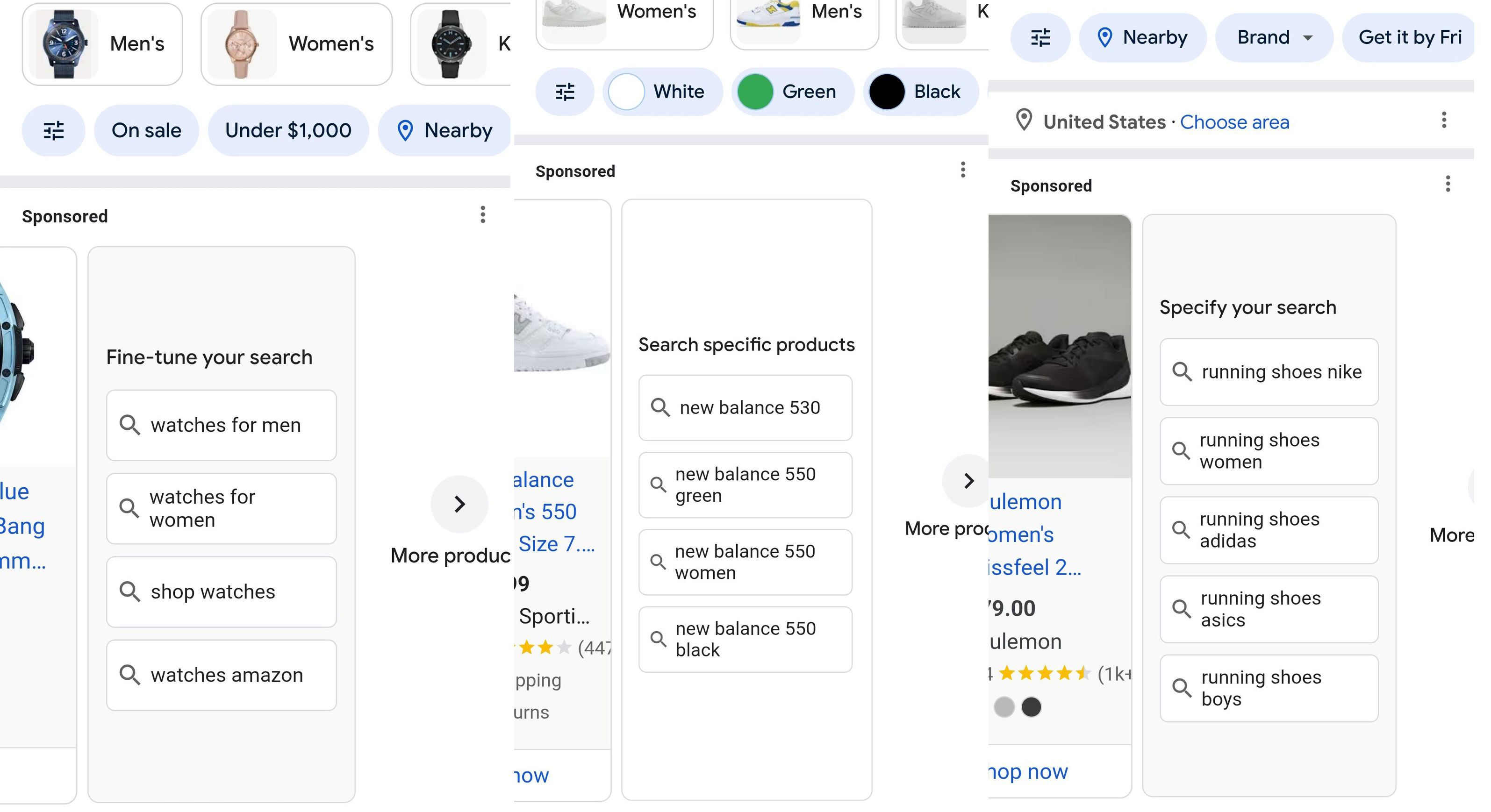 Recherche de carrousel Google Ads Affine