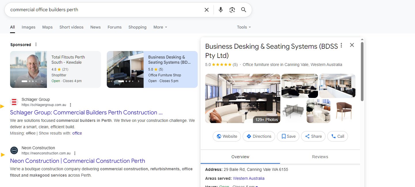 Les cartes publicitaires locales Google dans la recherche ont cliqué