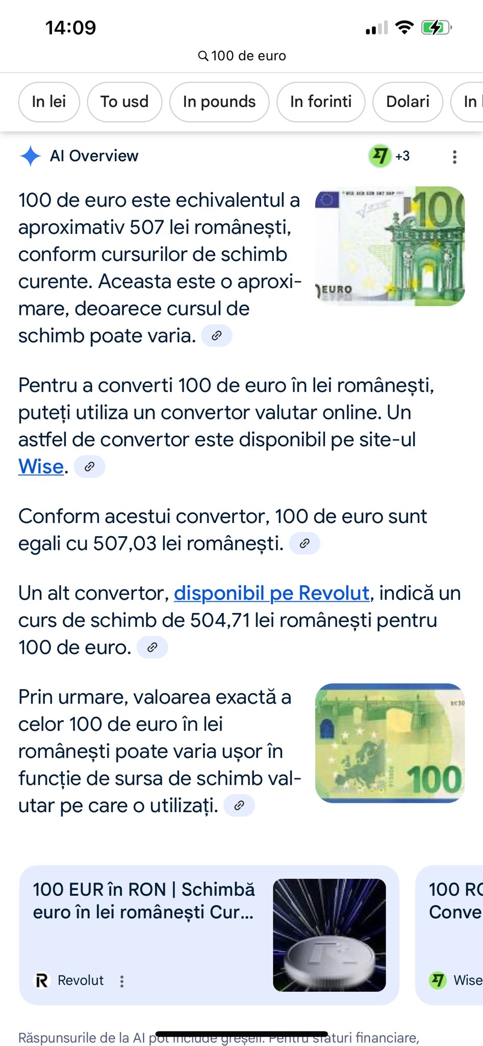 Google AI Présentation du taux d'échange2