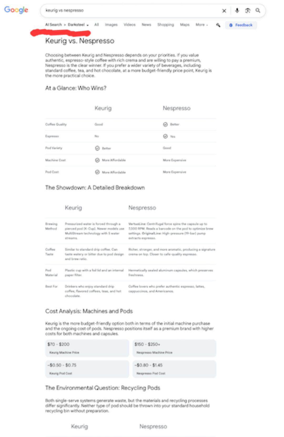 Option Google Dark Steel