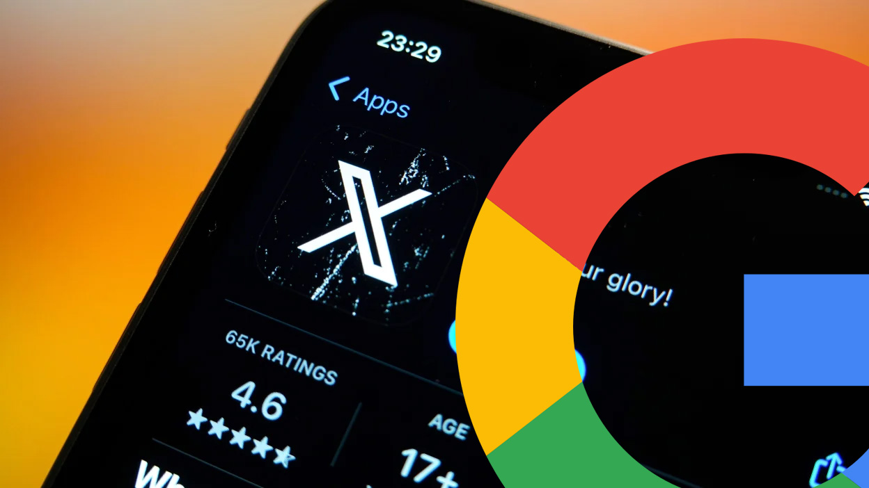 X App Google Logo