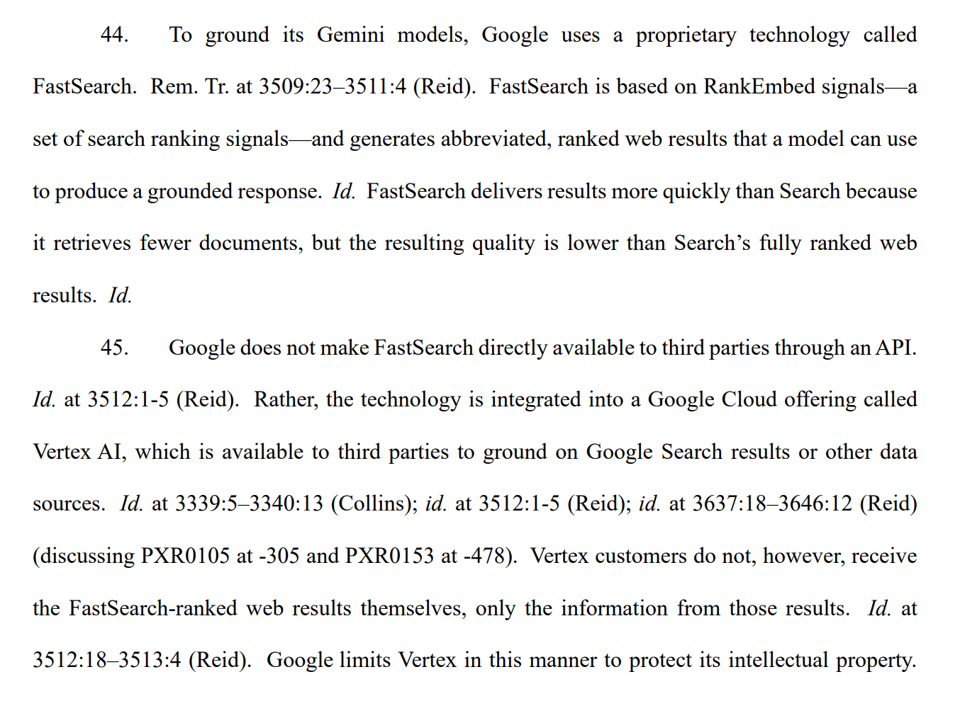 Google FastSearch Règle Doc