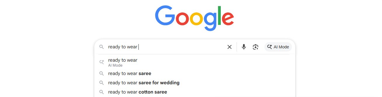 Google AI Mode Assumentiel Suggestion de recherche