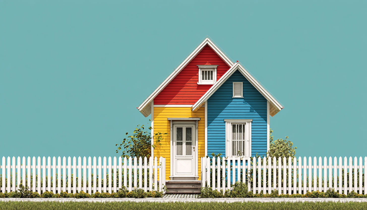 Google House Picket Fence