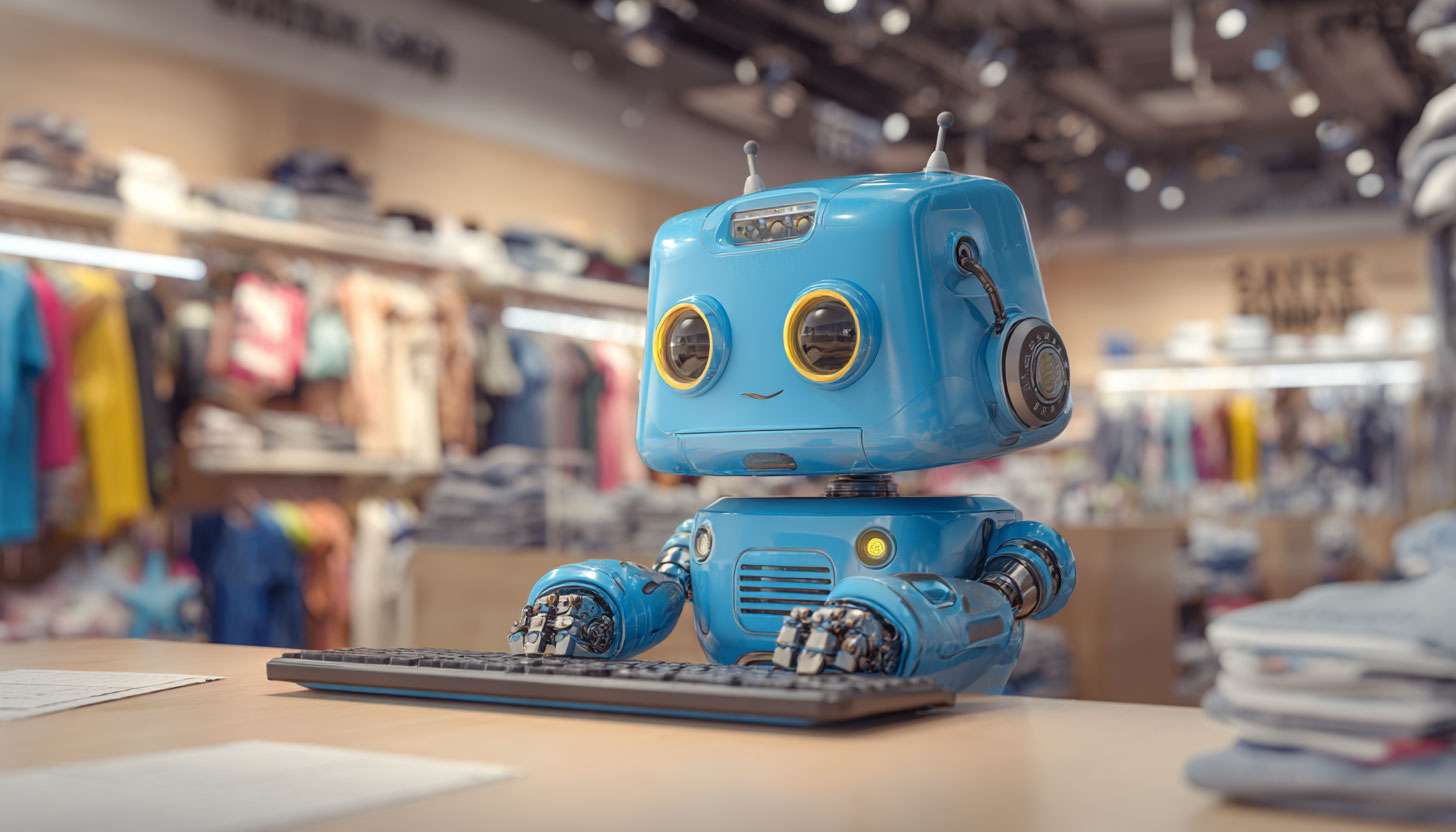 Blue Robot Retail Store