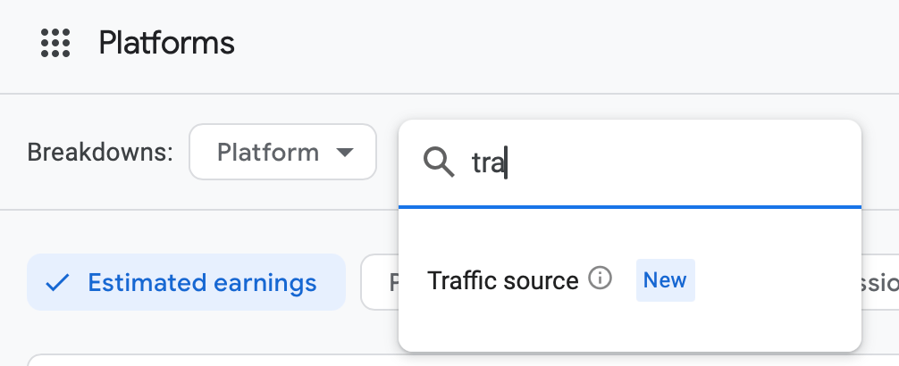 Source de trafic Google Adsense