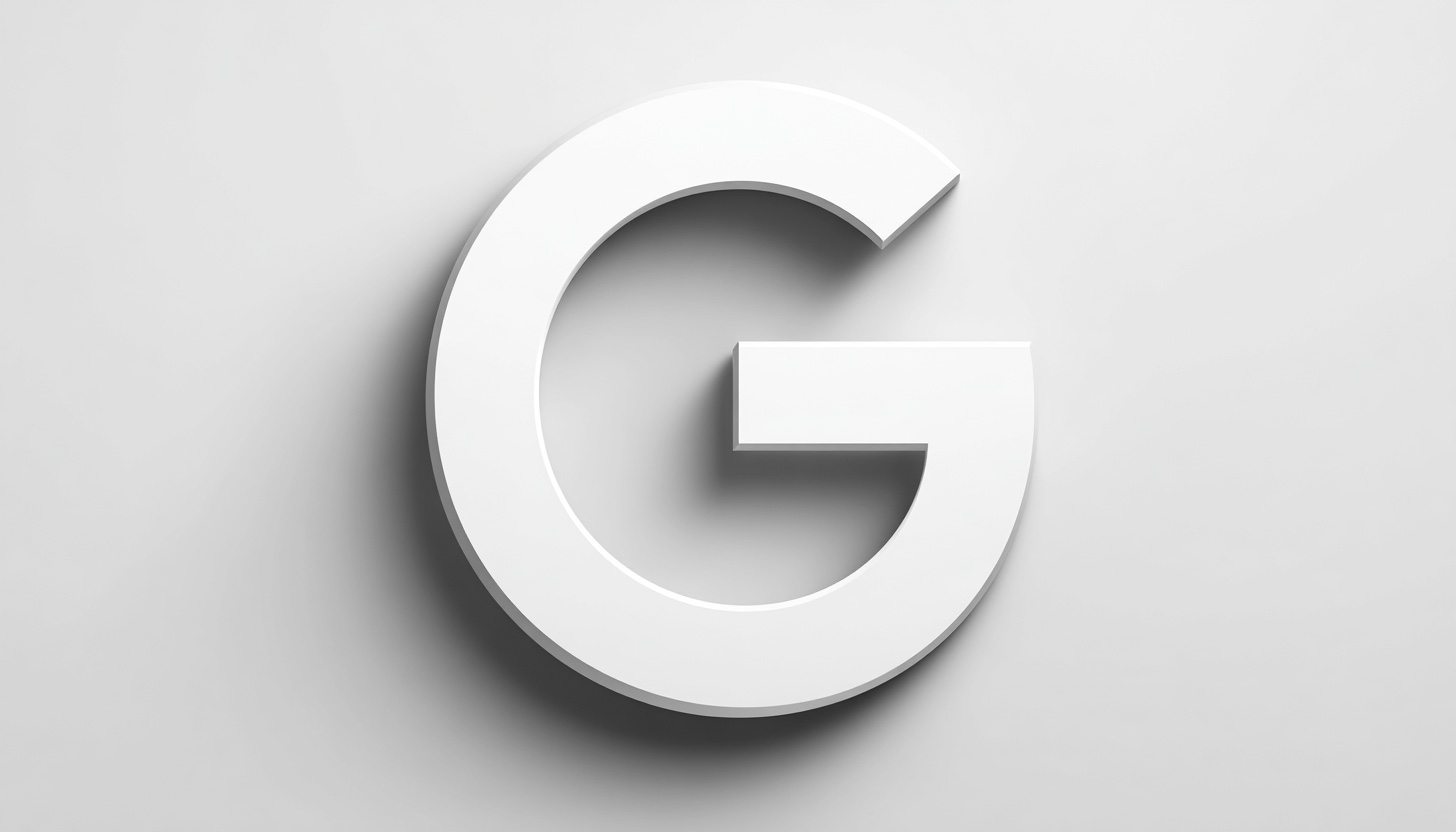 White Google Logo