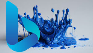 Recherche d'image Bing avec des annonces mélangées aux résultats organiques