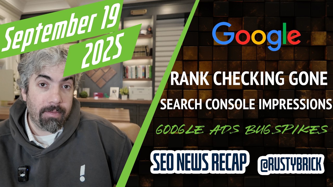 Recherchez les nouvelles de la vidéo Buzz: Google Killed Tracking Tools, Impressions Dive, Ads Bug Overwhelms & IA Résumées sur les liens