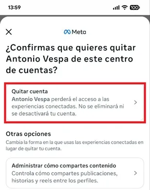 Supprimer le compte Facebook