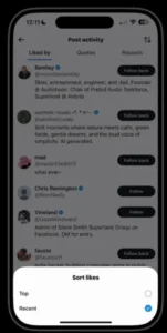 Le réseau social X vous permet de commander le « Like »