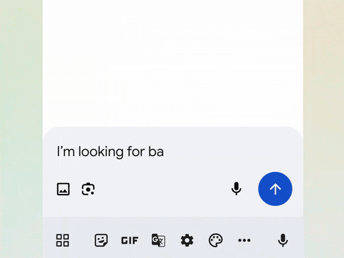 Réponses visuelles Google AI en mode