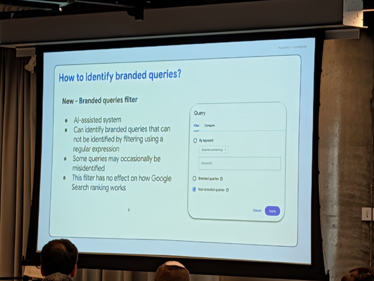 Filtres de requête de marque de la console de recherche Google2