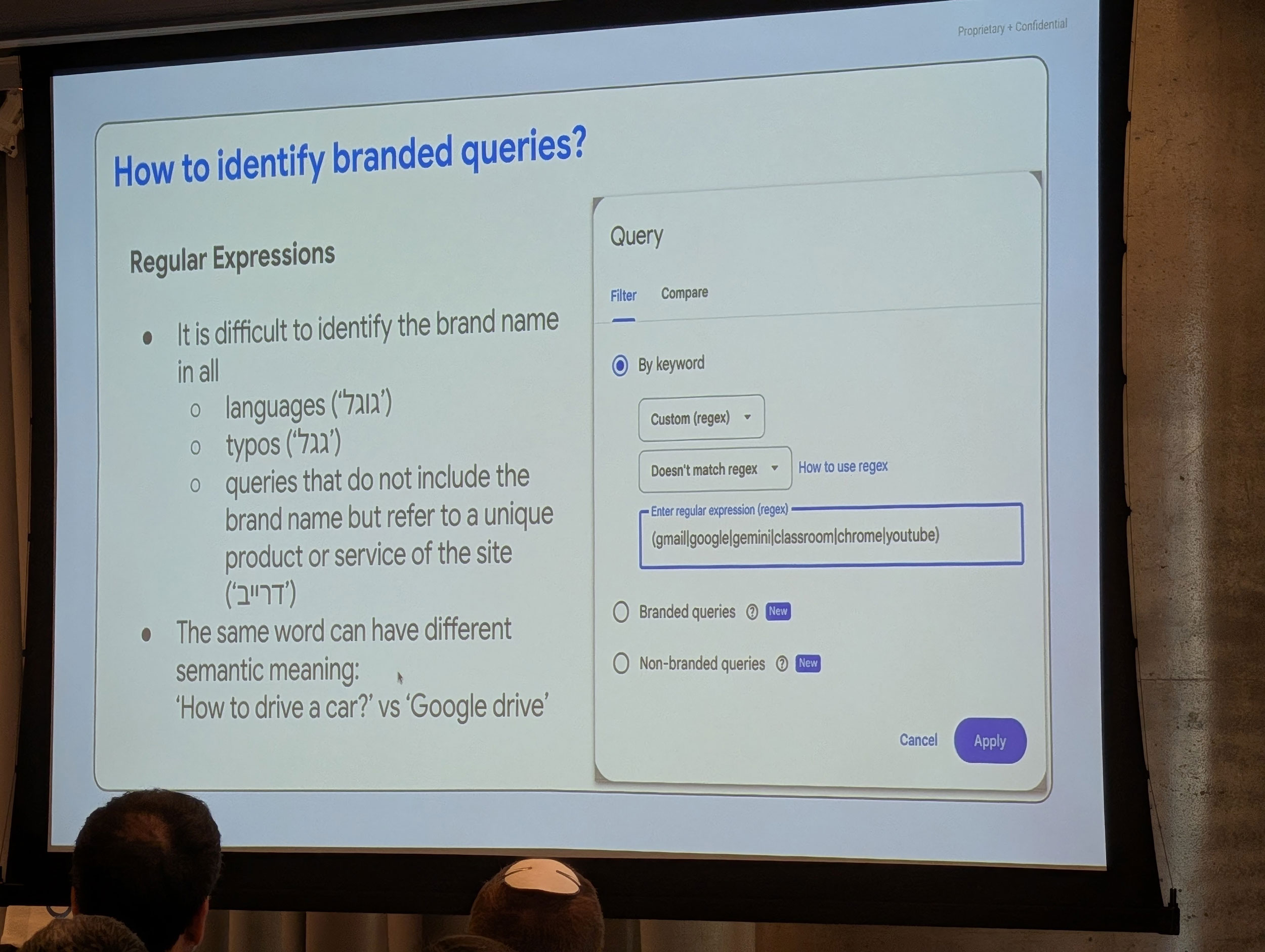 Filtres de requête de marque de la console de recherche Google5