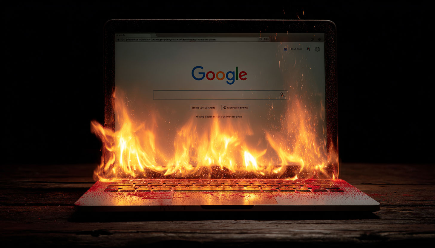 Laptop Fire Google Search