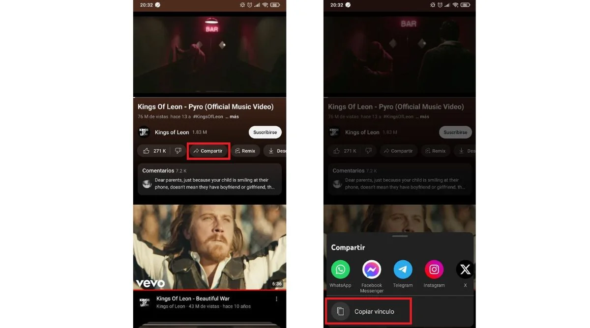 Copier la vidéo YouTube