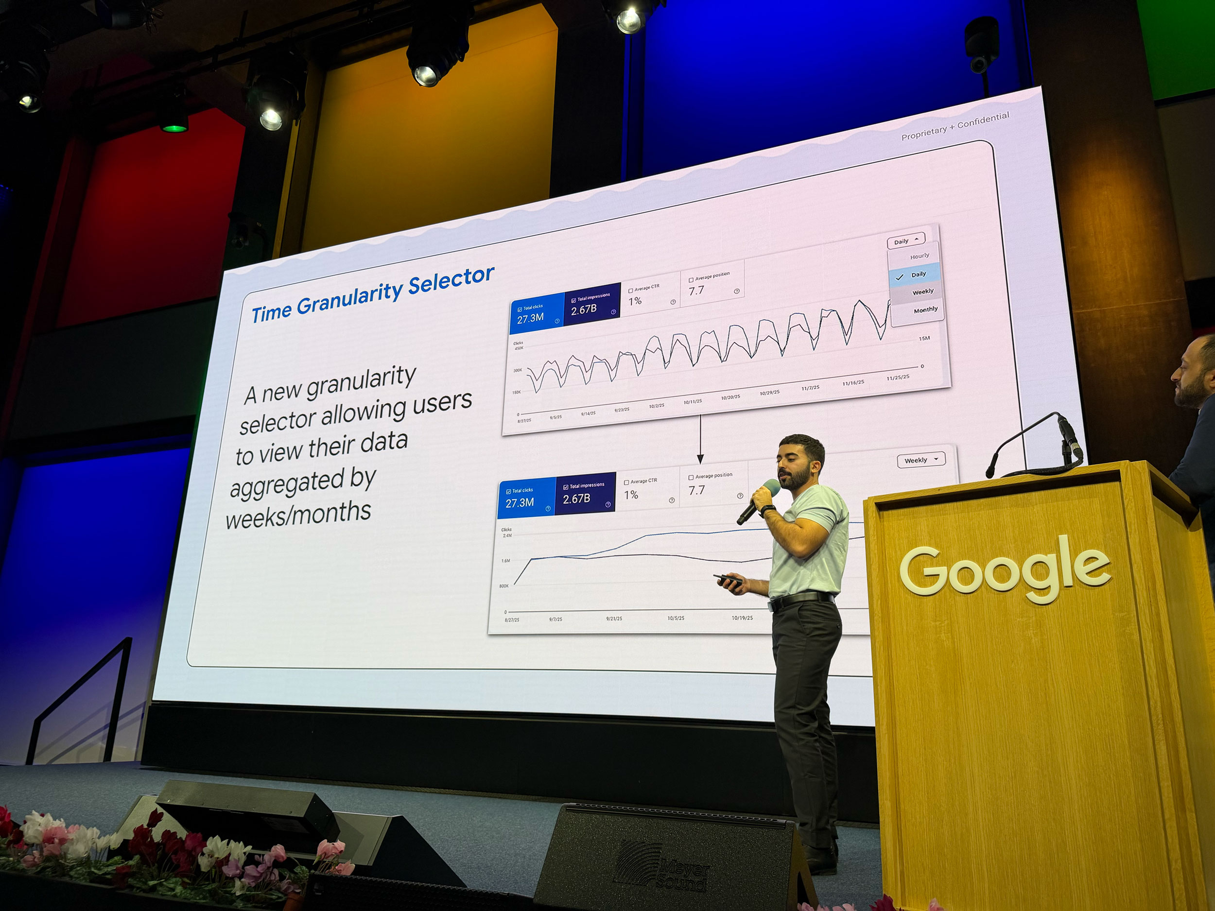 Vues mensuelles de la nouvelle semaine de Google Search Console2