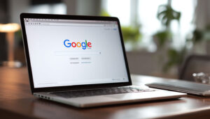 La barre de recherche Google teste le mode IA avec animation dans la boîte