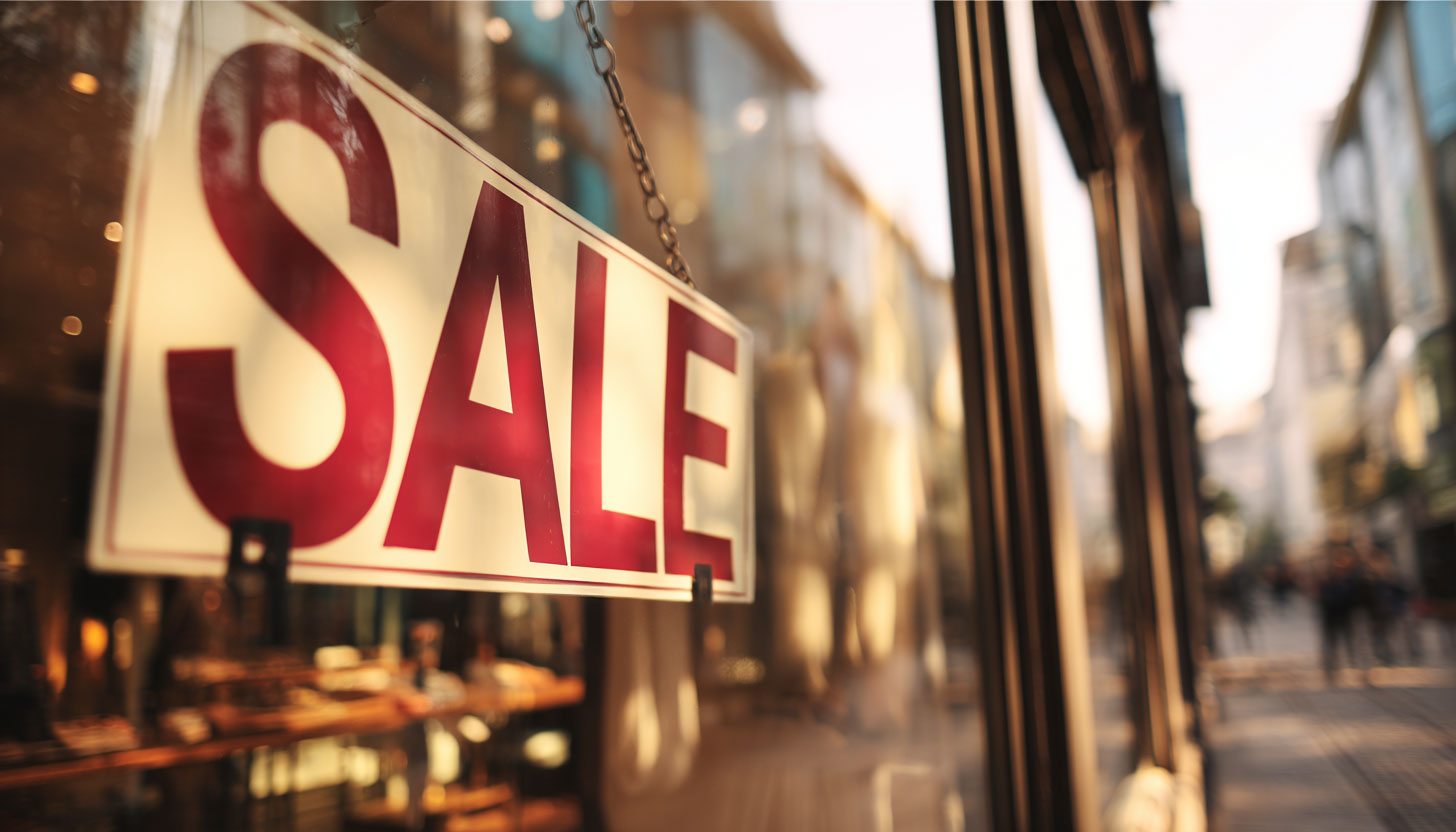 Retail Store Sale Sign