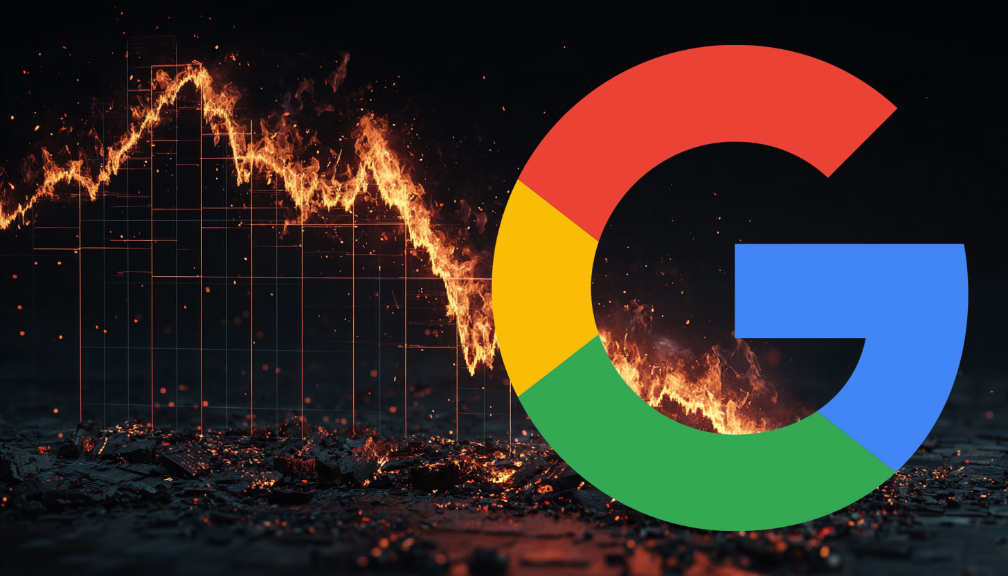 Google Rank Decline Fire