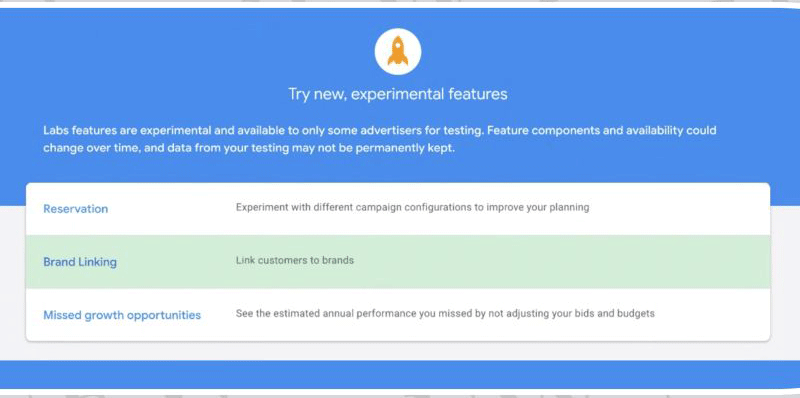 Association de marques Google Ads