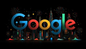 Google affiche un doodle du réveillon du Nouvel An le jour de l'An