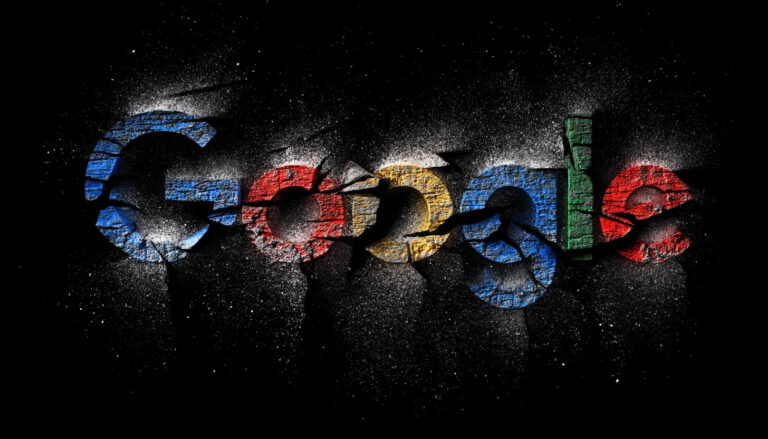 Torn Google Logo