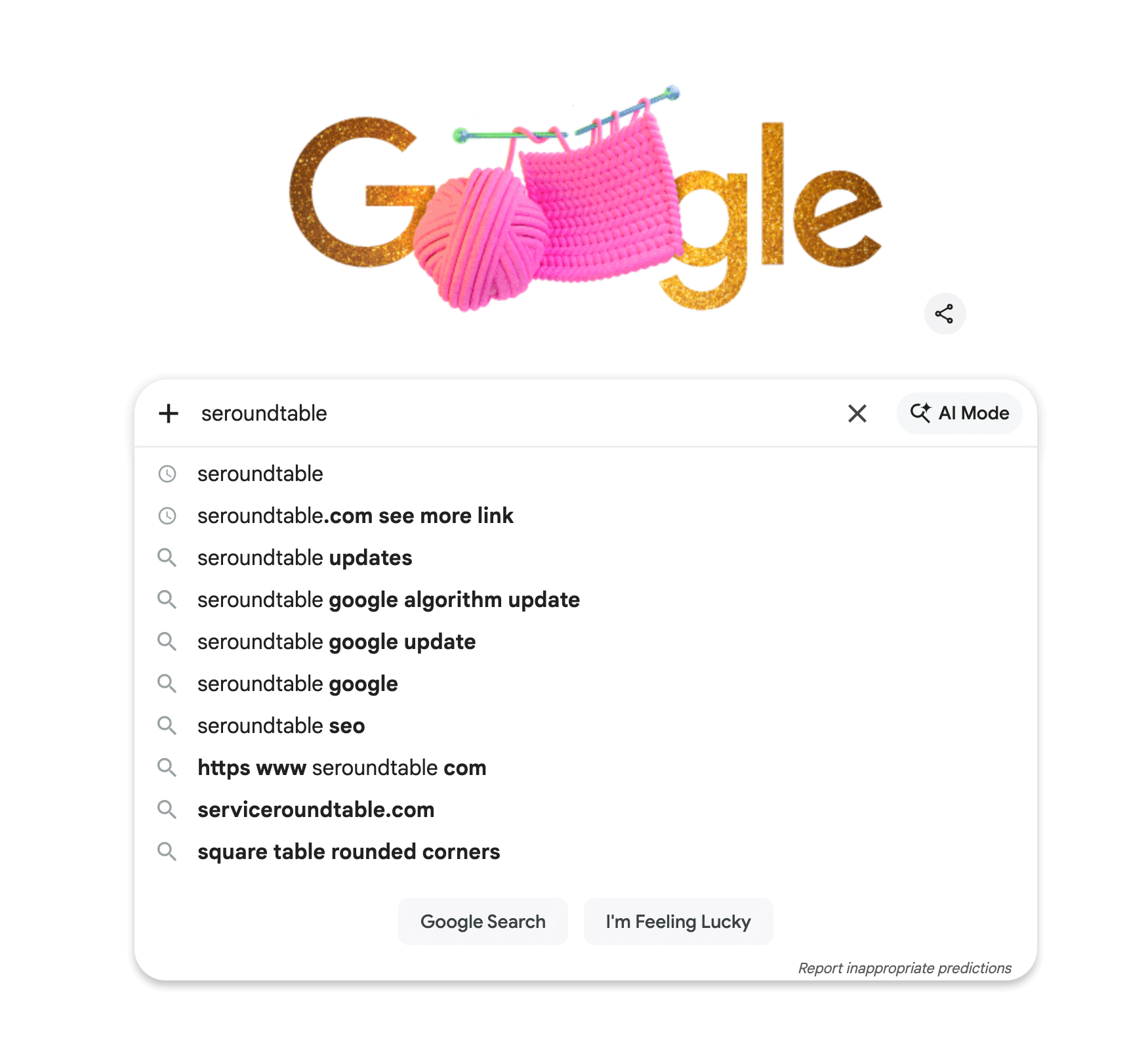 Champ de recherche Google