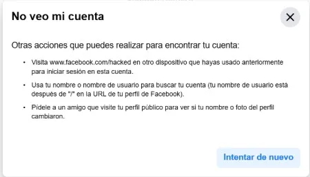 Compte Facebook piraté